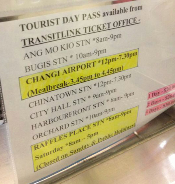 Tempat & jadwal penjualan Tourist Pass